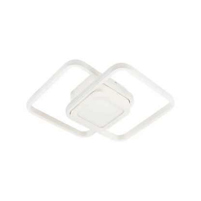 DUOFORM LED Πολυέλαιος 21W, 3 τετράγωνα, Κρύο/Ζεστό/Ουδέτερο φως, Λευκοί Εφαρμοσμένοι πολυέλαιοι LED Προεπιλεγμένος τίτλος Alessandro Design