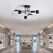 Πολυέλαιος LED GALIOS 26W, 6 Στοιχεία, Κρύο/Ζεστό/Ουδέτερο φως, Μαύρο Εφαρμοσμένο Πολυέλαιοι LED Προεπιλεγμένος τίτλος Alessandro Design