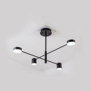 GALIOS LED Πολυέλαιος 48W, 4 Στοιχεία, Κρύο/Ζεστό/Ουδέτερο φως, Μαύροι Μοντέρνοι Πολυέλαιοι Προεπιλεγμένος τίτλος Alessandro Design