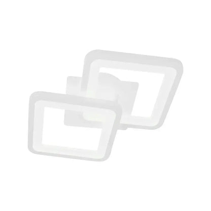 Φωτιστικό οροφής GIANI LED 26W, 2 Τετράγωνα, Κρύο/Ζεστό/Ουδέτερο φως, Λευκό