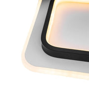 Φωτιστικό οροφής KHAI 20W LED, Κρύο/Ζεστό/Ουδέτερο φως, Μαύρο Λευκό