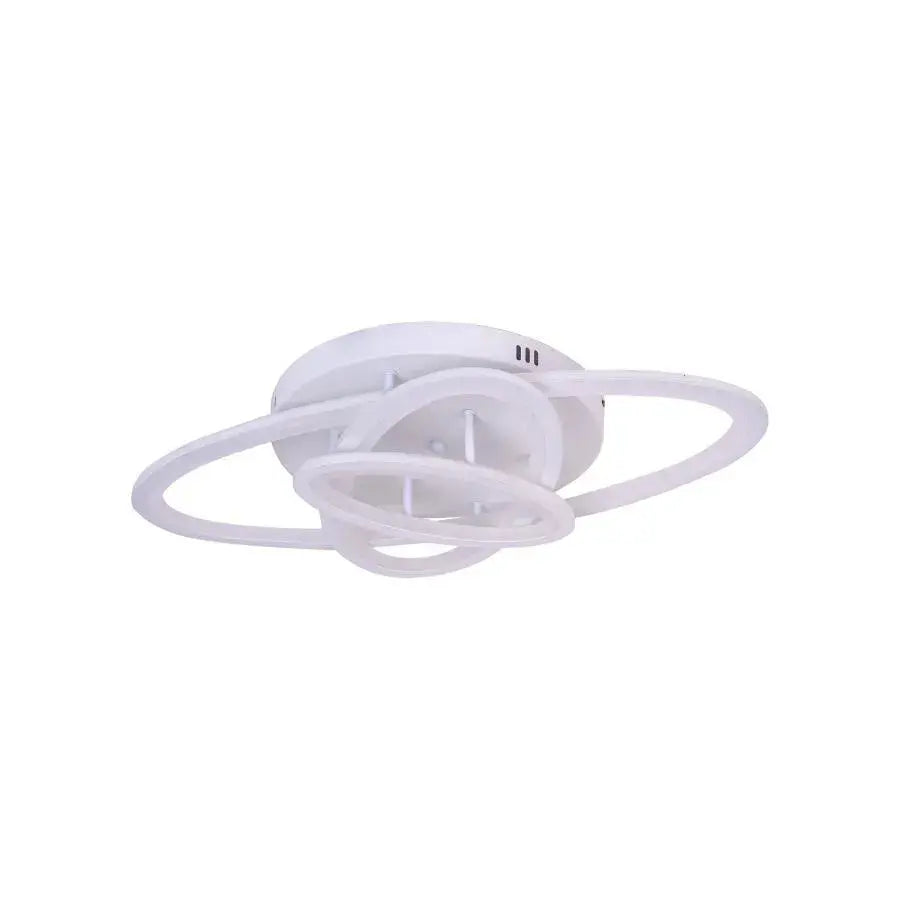 Πολυέλαιος LED με τηλεχειριστήριο TIANA 78W, 3 Ellipse, Κρύο/Ζεστό/Ουδέτερο φως, Dimmable, Λευκός πολυέλαιος LED με τηλεχειριστήριο Προεπιλεγμένος τίτλος Alessandro Design