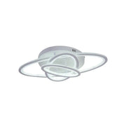 Πολυέλαιος LED με τηλεχειριστήριο TIANA 78W, 3 Ellipse, Κρύο/Ζεστό/Ουδέτερο φως, Dimmable, Λευκός πολυέλαιος LED με τηλεχειριστήριο Προεπιλεγμένος τίτλος Alessandro Design
