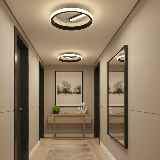 Πολυέλαιος LED VICTORIA 19W, Στρογγυλό, Κρύο/Ζεστό/Ουδέτερο φως, Μαύρο, Λευκό Εφαρμοσμένο LED Πολυέλαιοι Προεπιλεγμένος τίτλος Alessandro Design