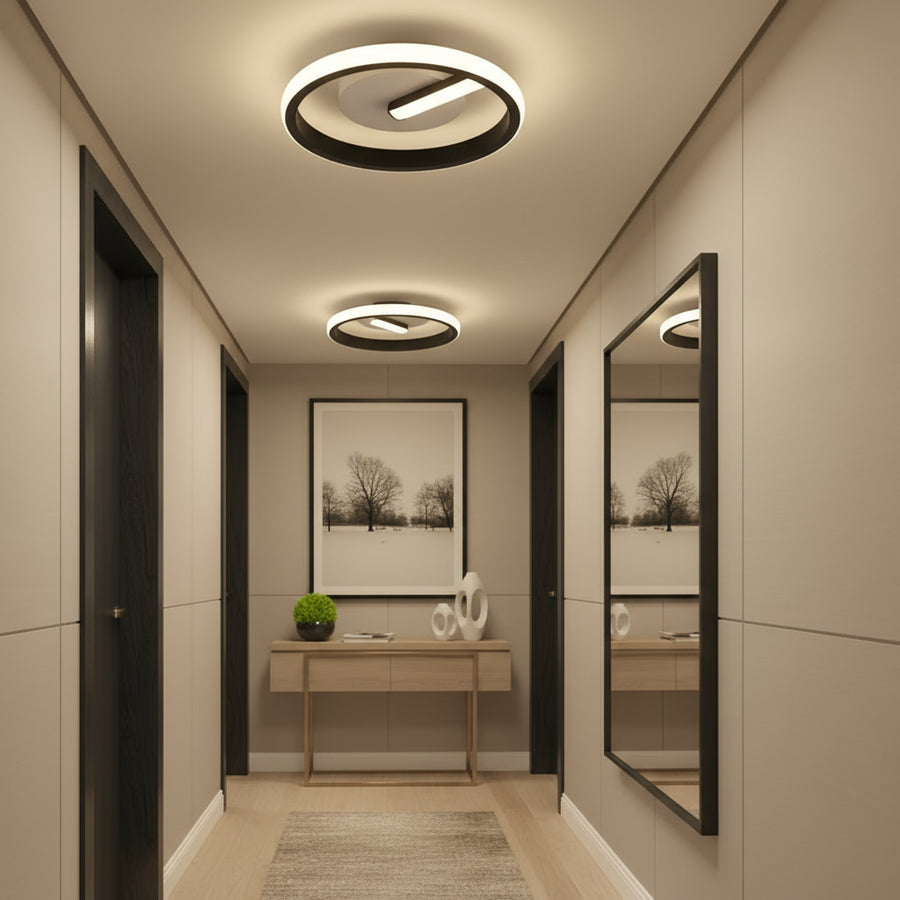 Πολυέλαιος LED VICTORIA 19W, Στρογγυλό, Κρύο/Ζεστό/Ουδέτερο φως, Μαύρο, Λευκό Εφαρμοσμένο LED Πολυέλαιοι Προεπιλεγμένος τίτλος Alessandro Design