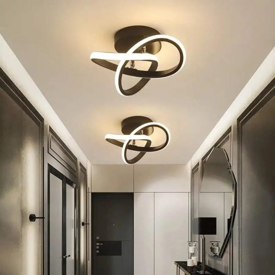 Πολυέλαιος LED VERTEX Flow 24W, Διάμετρος 25cm, Κρύο/Ζεστό/Ουδέτερο φως, Μαύρο Εφαρμοσμένοι πολυέλαιοι LED Προεπιλεγμένος τίτλος Alessandro Design