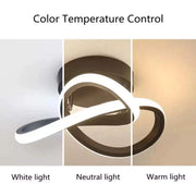 Πολυέλαιος LED VERTEX Flow 24W, Διάμετρος 25cm, Κρύο/Ζεστό/Ουδέτερο φως, Μαύρο Εφαρμοσμένοι πολυέλαιοι LED Προεπιλεγμένος τίτλος Alessandro Design