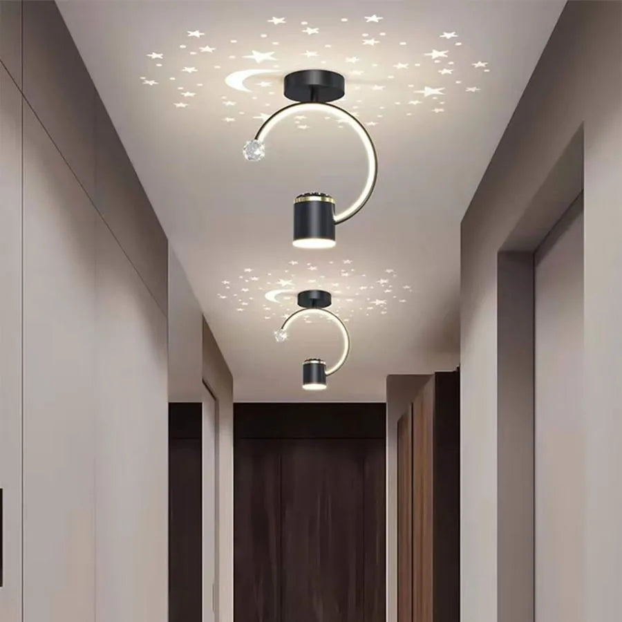 Πολυέλαιος LED KENYA 34W, Κρύο/Ζεστό/Ουδέτερο φως, Μαύρο LED Πολυέλαιος Προεπιλεγμένος τίτλος Alessandro Design