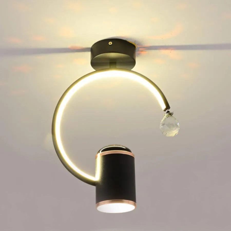 Πολυέλαιος LED KENYA 34W, Κρύο/Ζεστό/Ουδέτερο φως, Μαύρο LED Πολυέλαιος Προεπιλεγμένος τίτλος Alessandro Design