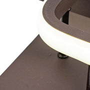 Πολυέλαιος LED LILIA 24W, 2 Τετράγωνα, Κρύο/Ζεστό/Ουδέτερο φως, Καφέ