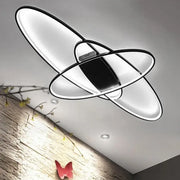 Πολυέλαιος LED με τηλεχειριστήριο ORBITA 74W, 3 Στοιχεία, Οβάλ, Κρύο/Ζεστό/Ουδέτερο φως, Ρυθμιζόμενο, Μαύροι πολυέλαιοι LED με τηλεχειριστήριο Προεπιλεγμένος τίτλος Alessandro Design