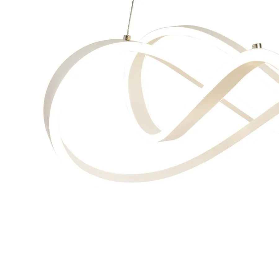 Κρεμαστός πολυέλαιος LED με τηλεχειριστήριο INFINITY HALO 69W, Κρύο/Ζεστό/Ουδέτερο φως, Ρυθμιζόμενο, Λευκό, ρυθμιζόμενο ύψος Πολυέλαιοι LED με τηλεχειριστήριο Προεπιλεγμένος τίτλος Alessandro Design