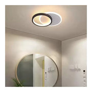 Πολυέλαιος MARIO LED 24W, Κρύο/Ζεστό/Ουδέτερο φως Μαύρο Λευκό