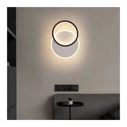 Πολυέλαιος MARIO LED 24W, Κρύο/Ζεστό/Ουδέτερο φως Μαύρο Λευκό