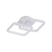 Πολυέλαιος LED LILIA 20W, 2 Τετράγωνα, Κρύο/Ζεστό/Ουδέτερο φως, Λευκό