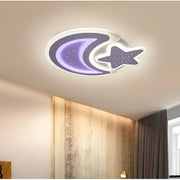 Πολυέλαιος LED με τηλεχειριστήριο CORALIA 90W, Σελήνη και αστέρι, Κρύο/Ζεστό/Ουδέτερο φως Dimmable Λευκοί πολυέλαιοι LED με τηλεχειριστήριο Προεπιλεγμένος τίτλος Alessandro Design