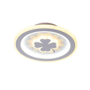 CLOVER LED RGB PINK 24W πολυέλαιος, Κρύο/Ζεστό/Ουδέτερο φως, Λευκός Προεπιλεγμένος Τίτλος Alessandro Design