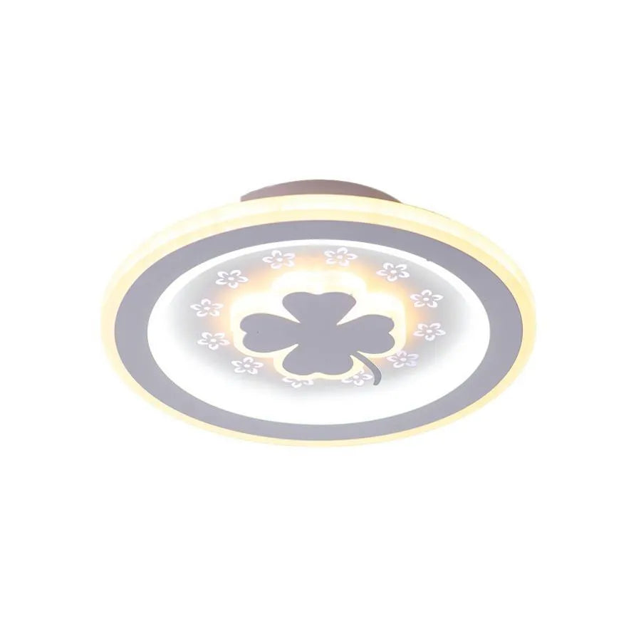 CLOVER LED RGB PINK 24W πολυέλαιος, Κρύο/Ζεστό/Ουδέτερο φως, Λευκός Προεπιλεγμένος Τίτλος Alessandro Design