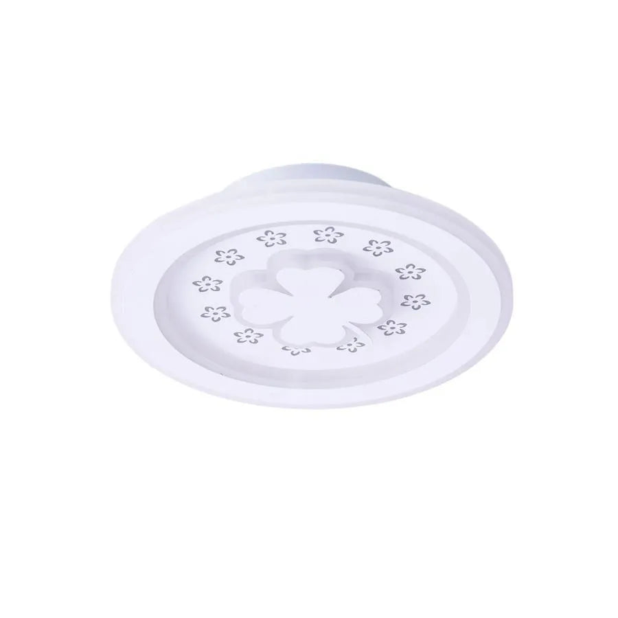 CLOVER LED RGB PINK 24W πολυέλαιος, Κρύο/Ζεστό/Ουδέτερο φως, Λευκός Προεπιλεγμένος Τίτλος Alessandro Design