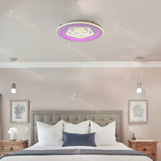 Πολυέλαιος LED με τηλεχειριστήριο MEIRA RGB, 180W, Κρύο/Ζεστό/Ουδέτερο φως, Ρυθμιζόμενο, Λευκοί πολυέλαιοι LED με τηλεχειριστήριο Προεπιλεγμένος τίτλος Alessandro Design