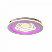 Πολυέλαιος LED με τηλεχειριστήριο MEIRA RGB, 180W, Κρύο/Ζεστό/Ουδέτερο φως, Ρυθμιζόμενο, Λευκοί πολυέλαιοι LED με τηλεχειριστήριο Προεπιλεγμένος τίτλος Alessandro Design