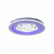 Πολυέλαιος LED με τηλεχειριστήριο MEIRA RGB, 180W, Κρύο/Ζεστό/Ουδέτερο φως, Ρυθμιζόμενο, Λευκοί πολυέλαιοι LED με τηλεχειριστήριο Προεπιλεγμένος τίτλος Alessandro Design