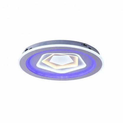 Πολυέλαιος LED με τηλεχειριστήριο MEIRA RGB, 180W, Κρύο/Ζεστό/Ουδέτερο φως, Ρυθμιζόμενο, Λευκοί πολυέλαιοι LED με τηλεχειριστήριο Προεπιλεγμένος τίτλος Alessandro Design