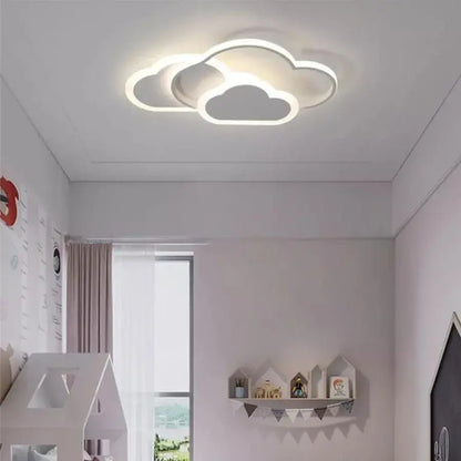 RIOKO LED Πολυέλαιος με Τηλεχειριστήριο, 48W, 3 Σύννεφα, Κρύο/Ζεστό/Ουδέτερο φως, Ρυθμιζόμενο, Λευκοί πολυέλαιοι LED με τηλεχειριστήριο Προεπιλεγμένος τίτλος Alessandro Design