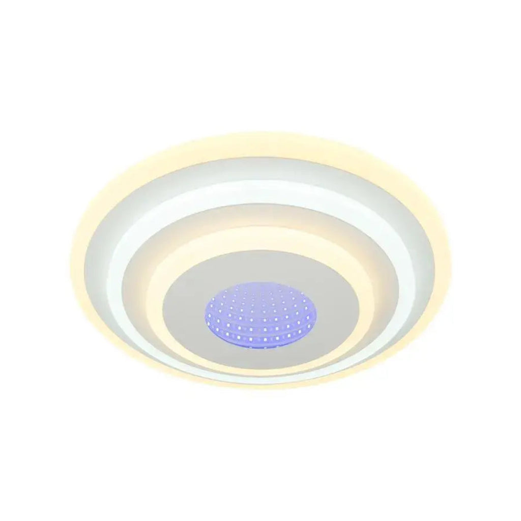 Πολυέλαιος LED NIVARA 3D 20W, Διάμετρος 30 cm, Κρύο/Ζεστό/Ουδέτερο φως, Λευκοί Εφαρμοσμένοι πολυέλαιοι LED Προεπιλεγμένος τίτλος Alessandro Design