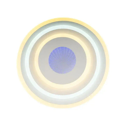 Πολυέλαιος LED NIVARA 3D 20W, Διάμετρος 30 cm, Κρύο/Ζεστό/Ουδέτερο φως, Λευκοί Εφαρμοσμένοι πολυέλαιοι LED Προεπιλεγμένος τίτλος Alessandro Design