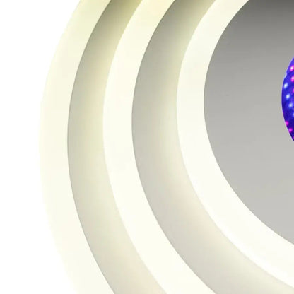Πολυέλαιος LED NIVARA 3D 20W, Διάμετρος 30 cm, Κρύο/Ζεστό/Ουδέτερο φως, Λευκοί Εφαρμοσμένοι πολυέλαιοι LED Προεπιλεγμένος τίτλος Alessandro Design