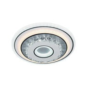 LED κρυστάλλινος πολυέλαιος SERILDA 40W, Διάμετρος 20cm, Κρύο/Ζεστό/Ουδέτερο φως, Λευκό