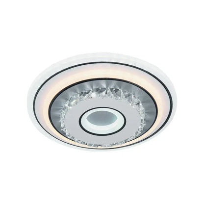 LED κρυστάλλινος πολυέλαιος SERILDA 40W, Διάμετρος 20cm, Κρύο/Ζεστό/Ουδέτερο φως, Λευκό