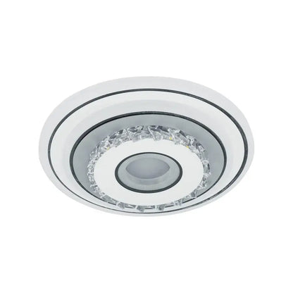 LED κρυστάλλινος πολυέλαιος SERILDA 40W, Διάμετρος 20cm, Κρύο/Ζεστό/Ουδέτερο φως, Λευκό