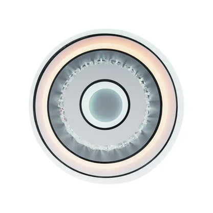 LED κρυστάλλινος πολυέλαιος SERILDA 40W, Διάμετρος 20cm, Κρύο/Ζεστό/Ουδέτερο φως, Λευκό