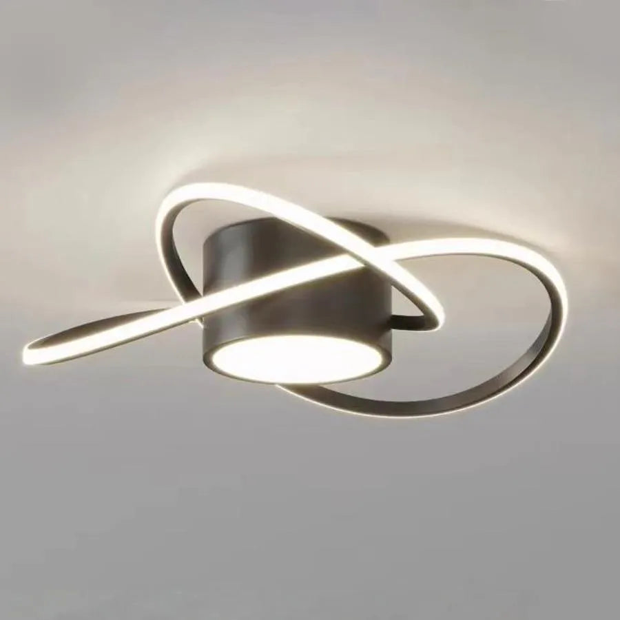 Πολυέλαιος LED MIMA 30W, Κρύο/Ζεστό/Ουδέτερο φως, Μαύροι πολυέλαιοι LED Προεπιλεγμένος τίτλος Alessandro Design