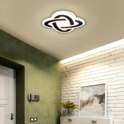 Πολυέλαιος LED CRINELLA 44W, Διάμετρος 23cm, Κρύο/Ζεστό/Ουδέτερο φως 3000K/4000K/6000K, Μαύροι, μεταλλικοί και ακρυλικοί πολυέλαιοι LED Προεπιλεγμένος τίτλος Alessandro Design