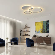 Πολυέλαιος LED με τηλεχειριστήριο LUCY 45W, 3 κύκλοι, κρύο/θερμ/ουδέτερο φως, ρυθμιζόμενο, λευκός πολυέλαιος LED με τηλεχειριστήριο Προεπιλεγμένος τίτλος Alessandro Design