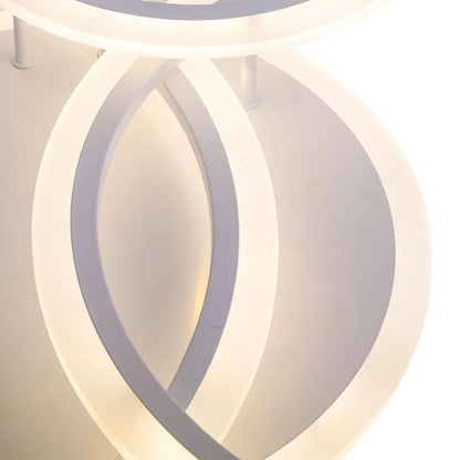 Πολυέλαιος LED με τηλεχειριστήριο LUCY 69W, 4 κύκλοι, κρύο/θερμό/ουδέτερο φως, ρυθμιζόμενο, λευκός πολυέλαιος LED με τηλεχειριστήριο Προεπιλεγμένος τίτλος Alessandro Design