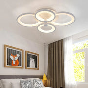 Πολυέλαιος LED με τηλεχειριστήριο ALANI 52W, 4 κύκλοι, κρύο/θερμ/ουδέτερο φως, ρυθμιζόμενο, λευκός πολυέλαιος LED με τηλεχειριστήριο Προεπιλεγμένος τίτλος Alessandro Design