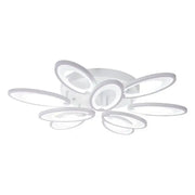 Πολυέλαιος LED με τηλεχειριστήριο SUNFLOWER 98W, 9 Στοιχεία, Κρύο/Ζεστό/Ουδέτερο φως, Ρυθμιζόμενο, Λευκοί πολυέλαιοι LED με τηλεχειριστήριο Προεπιλεγμένος τίτλος Alessandro Design