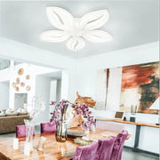 Πολυέλαιος LED με τηλεχειριστήριο ORCHID 66W, 5 πέταλα, κρύο/θερμ/ουδέτερο φως, ρυθμιζόμενο, λευκός πολυέλαιος LED με τηλεχειριστήριο Προεπιλεγμένος τίτλος Alessandro Design