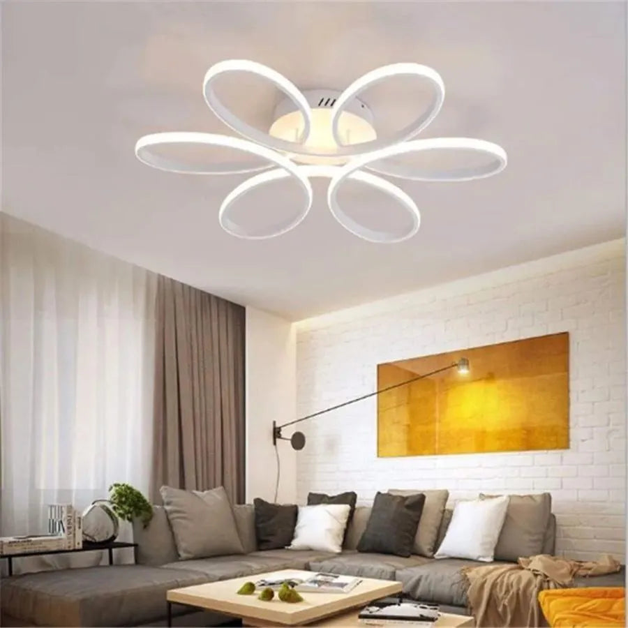 Πολυέλαιος LED με τηλεχειριστήριο AYDA 116W, Κυματιστό, Κρύο/Ζεστό/Ουδέτερο φως, Ρυθμιζόμενο, Λευκός πολυέλαιος LED με τηλεχειριστήριο Προεπιλεγμένος τίτλος Alessandro Design
