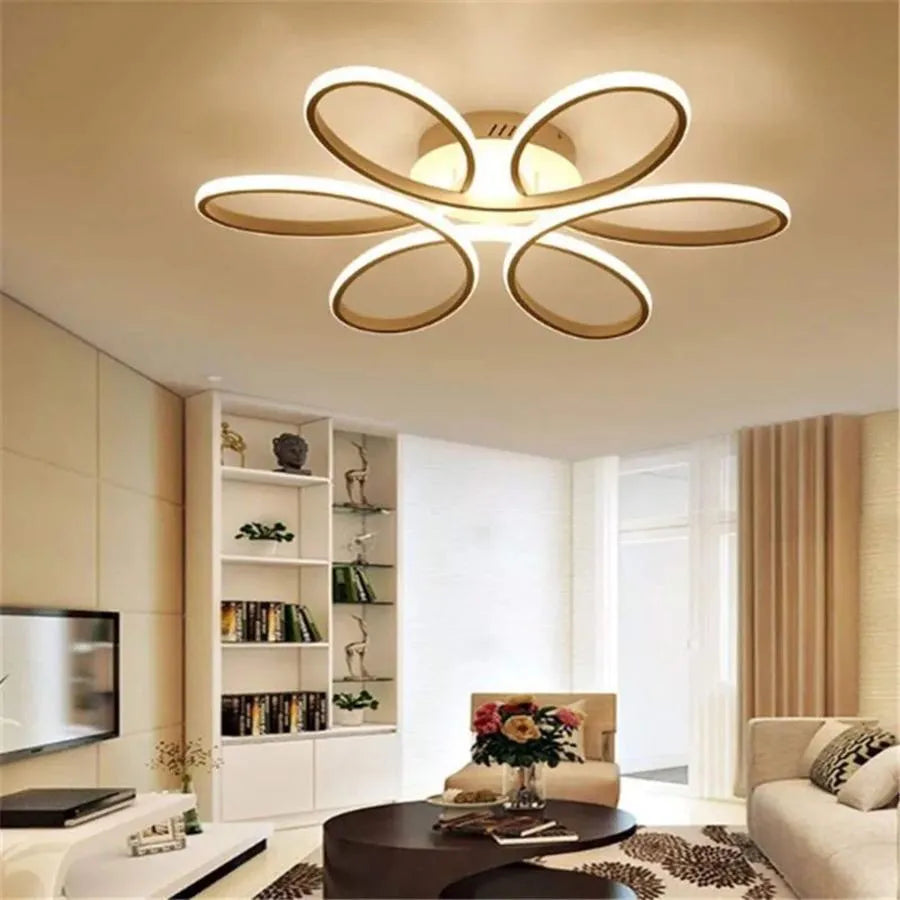 Πολυέλαιος LED με τηλεχειριστήριο AYDA 116W, Κυματιστό, Κρύο/Ζεστό/Ουδέτερο φως, Ρυθμιζόμενο, Λευκός πολυέλαιος LED με τηλεχειριστήριο Προεπιλεγμένος τίτλος Alessandro Design