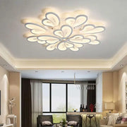 Πολυέλαιος LED με τηλεχειριστήριο BLOSSOM 146W, 12 πέταλα, Κρύο/Ζεστό/Ουδέτερο φως 3000k/4000k/6000k, Ρυθμιζόμενο, Λευκός πολυέλαιος LED με τηλεχειριστήριο Προεπιλεγμένος τίτλος Alessandro Design