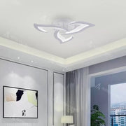 Πολυέλαιος LED με τηλεχειριστήριο LOTUS 32W, 3 πέταλα, κρύο/ζεστό/ουδέτερο φως, ρυθμιζόμενο, λευκός πολυέλαιος LED με τηλεχειριστήριο Προεπιλεγμένος τίτλος Alessandro Design