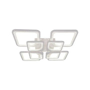 Πολυέλαιος LED με τηλεχειριστήριο ZOE 138W, 8 τετράγωνα, κρύο/θερμό/ουδέτερο φως, ρυθμιζόμενο, λευκός πολυέλαιος LED με τηλεχειριστήριο Προεπιλεγμένος τίτλος Alessandro Design