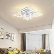 Πολυέλαιος LED με τηλεχειριστήριο ZOE 138W, 8 τετράγωνα, κρύο/θερμό/ουδέτερο φως, ρυθμιζόμενο, λευκός πολυέλαιος LED με τηλεχειριστήριο Προεπιλεγμένος τίτλος Alessandro Design