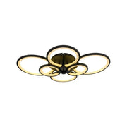 Πολυέλαιος LED με τηλεχειριστήριο ALANI 152W, 6 κύκλοι, κρύο/θερμό/ουδέτερο φως, ρυθμιζόμενο, μαύροι πολυέλαιοι LED με τηλεχειριστήριο Προεπιλεγμένος τίτλος Alessandro Design