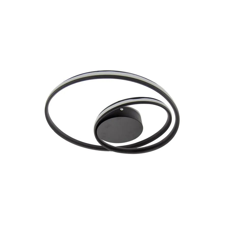 Πολυέλαιος LED με τηλεχειριστήριο VECTOR ARCADIA 56W, Κρύο/Ζεστό/Ουδέτερο φως, Ρυθμιζόμενο, Μαύροι πολυέλαιοι LED με τηλεχειριστήριο Προεπιλεγμένος τίτλος Alessandro Design